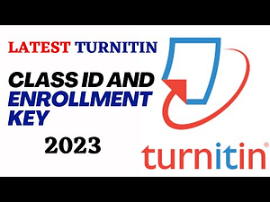 Turnitin Class id and Enrollment Key 2023