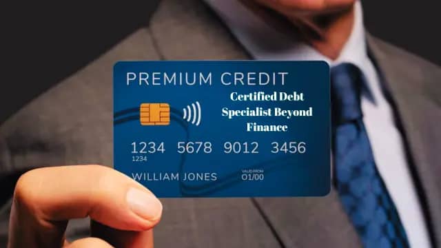 Certified Debt Specialist Beyond Finance